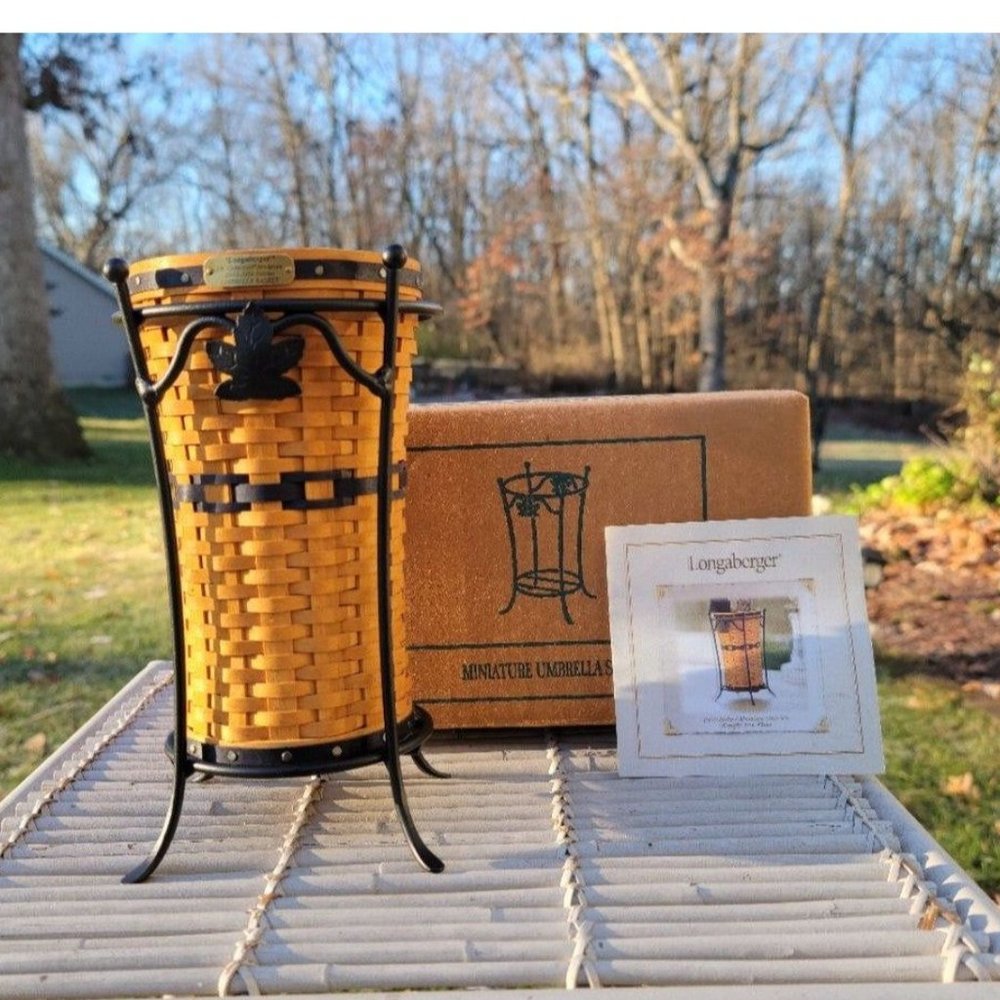 Longaberger JW Collection Umbrella Basket